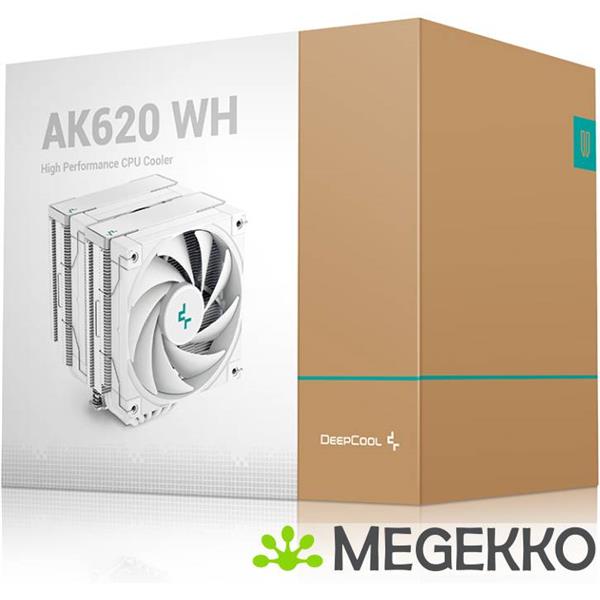 Grote foto deepcool ak620 white computers en software overige computers en software