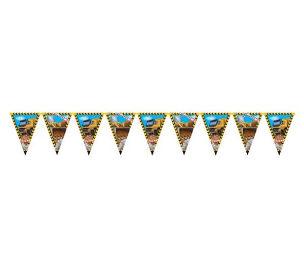 Grote foto construction fsc paper triangle flag banner 9 flags 1st verzamelen overige verzamelingen
