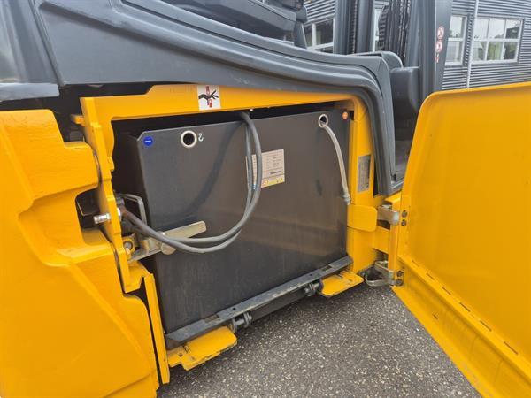 Grote foto jungheinrich efg220 2 ton 3 wieler elektrisch mast 3f450 3074 uur. agrarisch heftrucks
