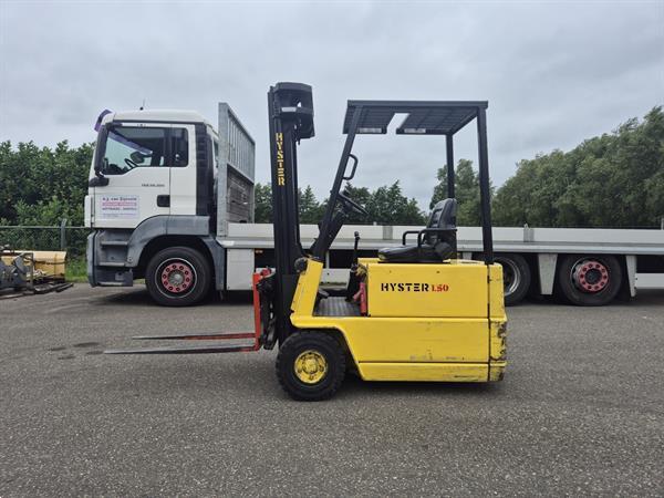 Grote foto hyster a1.50xl 3 wieler mast 3f487 1629 uur. agrarisch heftrucks