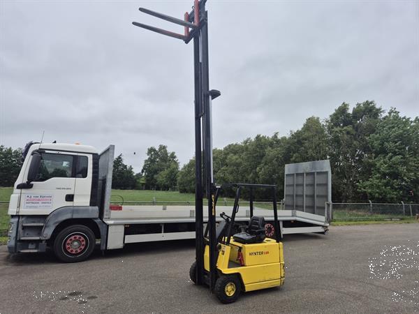 Grote foto hyster a1.50xl 3 wieler mast 3f487 1629 uur. agrarisch heftrucks