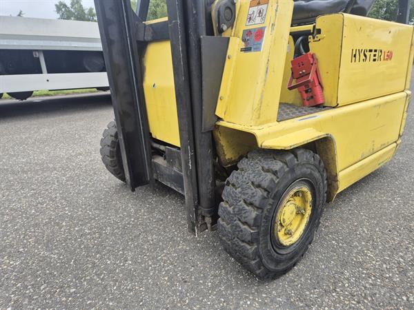 Grote foto hyster a1.50xl 3 wieler mast 3f487 1629 uur. agrarisch heftrucks