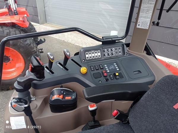 Grote foto kioti rx8040pc ge 73 pk cabine airco 4wd powershuttle evt met voorlader agrarisch tractoren
