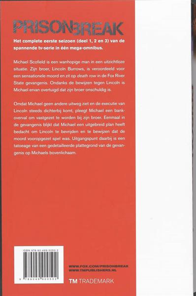 Grote foto prison break omnibus boeken thrillers