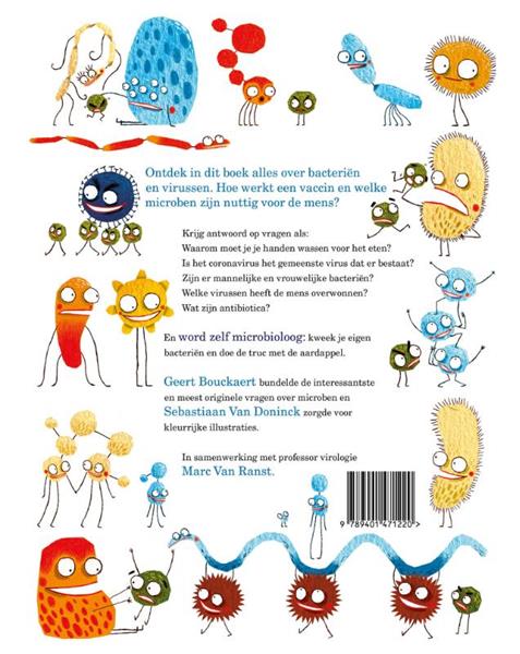 Grote foto monsterlijke microben boeken overige boeken
