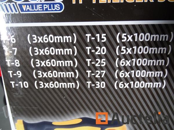 Grote foto set van 11 cclife t6 t40 torx schroevendraaiers doe het zelf en verbouw gereedschappen en machines
