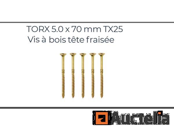 Grote foto 400 torx kop houtschroeven 5.0 x 70 mm doe het zelf en verbouw onderdelen en accessoires