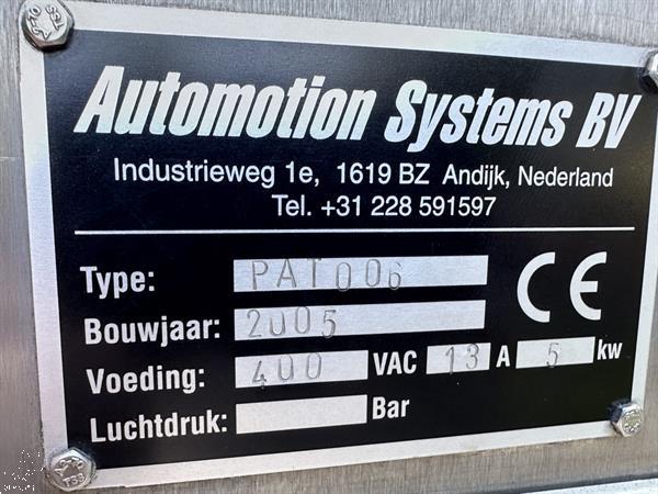 Grote foto record pande e flowpackmachine met inliner agrarisch tuinbouw