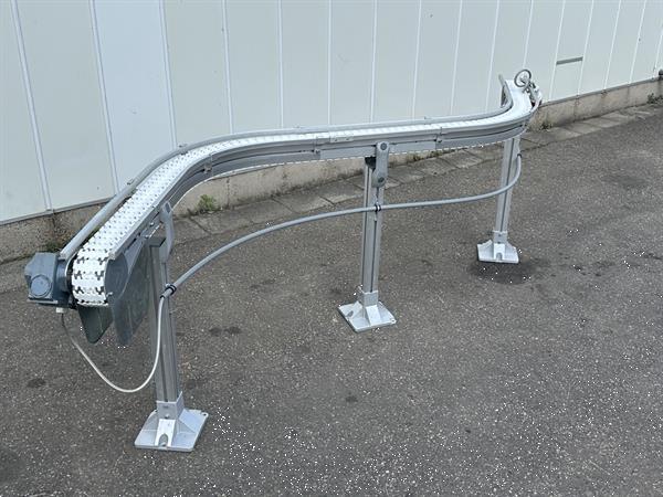 Grote foto flexlink transportband s vormig 2 x 90 breedte 8 5 cm agrarisch transportbanden