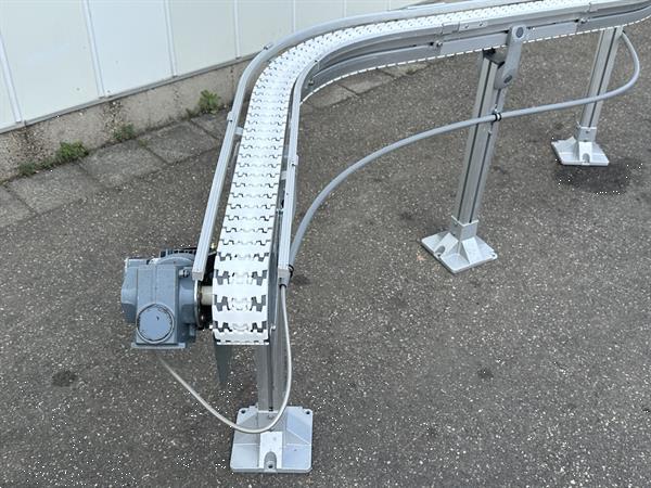 Grote foto flexlink transportband s vormig 2 x 90 breedte 8 5 cm agrarisch transportbanden