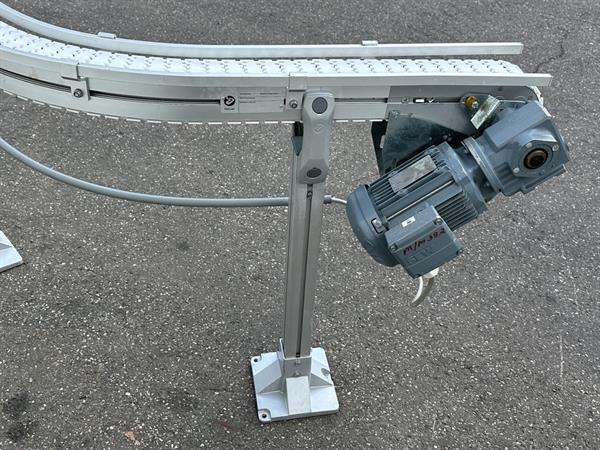 Grote foto flexlink transportband s vormig 2 x 90 breedte 8 5 cm agrarisch transportbanden
