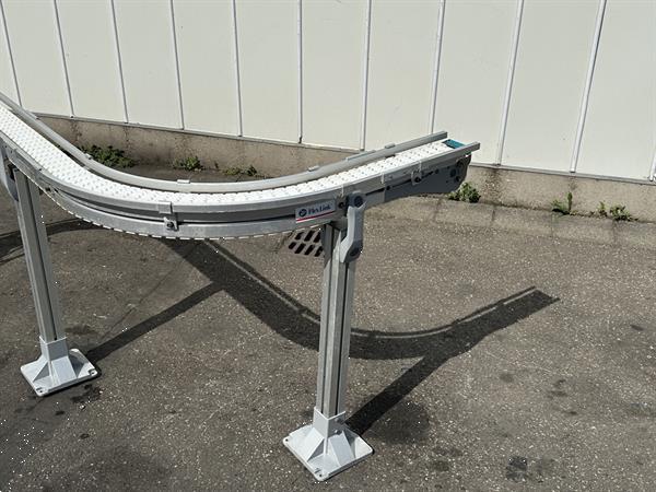 Grote foto flexlink transportband s vormig 2 x 90 breedte 8 5 cm agrarisch transportbanden