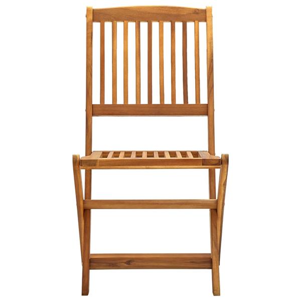 Grote foto vidaxl tuinstoelen inklapbaar 4 st massief acaciahout tuin en terras tuinmeubelen