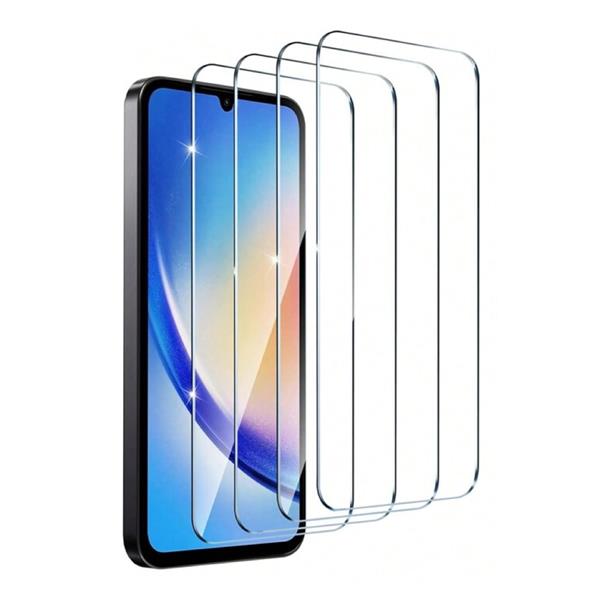 Grote foto 4 pack samsung galaxy a03 screen protector 9h film gehard glas telecommunicatie mobieltjes