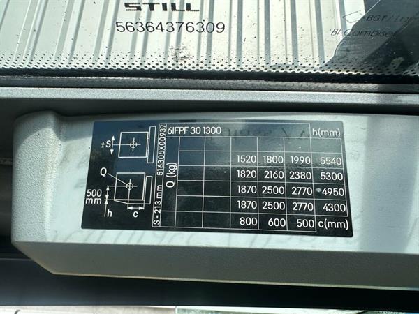 Grote foto vs 22249 elektrische triplex heftruck still rx60 30 bj2020 vorkenspreider agrarisch heftrucks