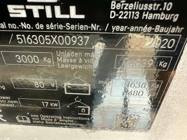 Grote foto vs 22249 elektrische triplex heftruck still rx60 30 bj2020 vorkenspreider agrarisch heftrucks