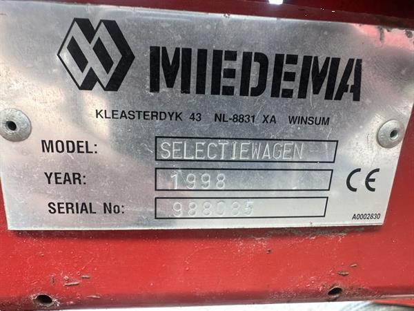 Grote foto miedema aardappel selectiewagen met transporttrailer agrarisch algemeen