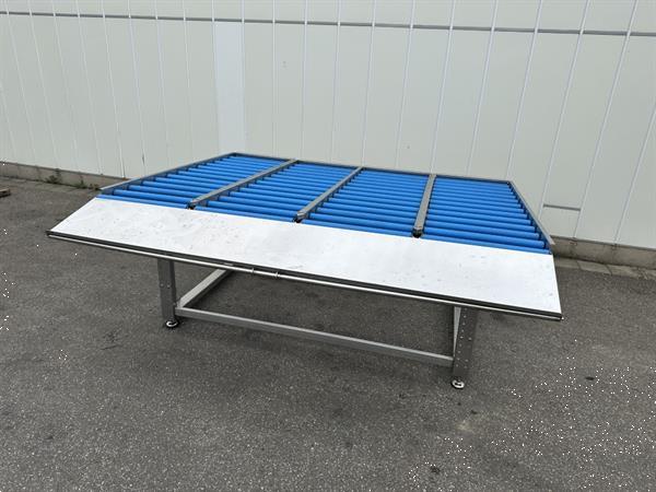 Grote foto het packhuys productie en inpaklijn 4 rollenbanen van 200 cm x 62 cm 40 cm tafel agrarisch transportbanden
