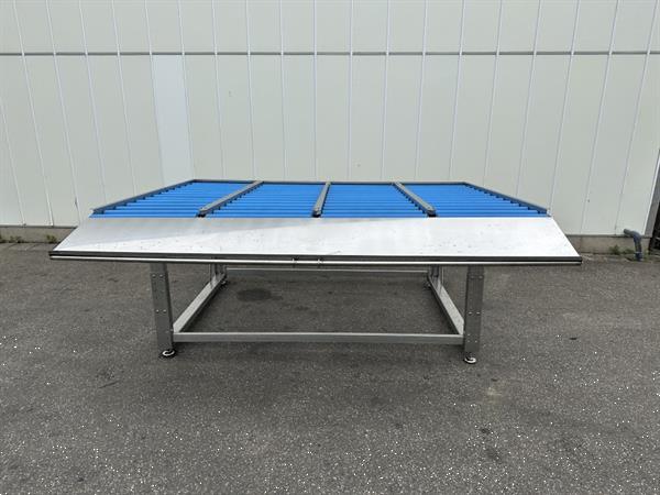 Grote foto het packhuys productie en inpaklijn 4 rollenbanen van 200 cm x 62 cm 40 cm tafel agrarisch transportbanden