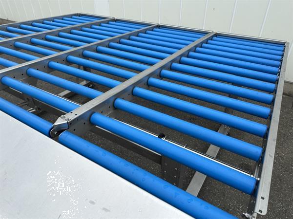 Grote foto het packhuys productie en inpaklijn 4 rollenbanen van 200 cm x 62 cm 40 cm tafel agrarisch transportbanden