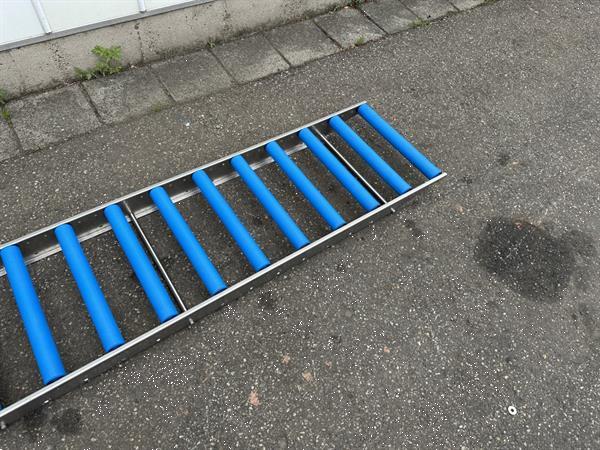 Grote foto het packhuys rollenbaan rvs 325 x 44 cm agrarisch transportbanden