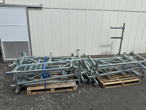 Grote foto martin stolze steunpoten voor rollenbanen of bandtransporteurs ontworpen voor 2 niveaus agrarisch transportbanden