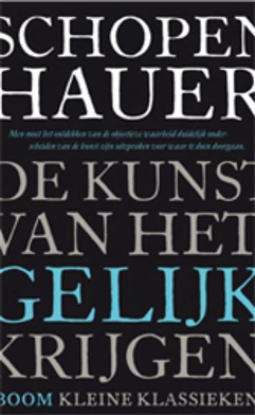 Grote foto de kunst van het gelijk krijgen kleine klassieken boeken overige boeken