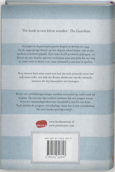 Grote foto de jongen in de gestreepte pyjama boeken jeugd 13 jaar en ouder