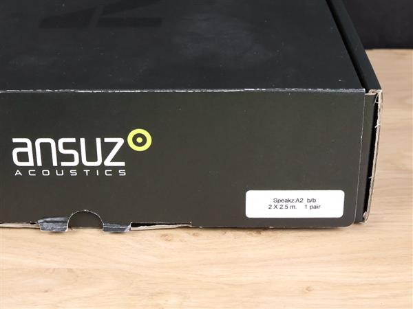 Grote foto ansuz acoustics speakz a2 highend audio speaker cables 2 5 metre audio tv en foto onderdelen en accessoires