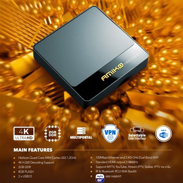 Grote foto amiko mira x 5200 bt linux tv mediastreamer bluetooth editie diversen overige diversen