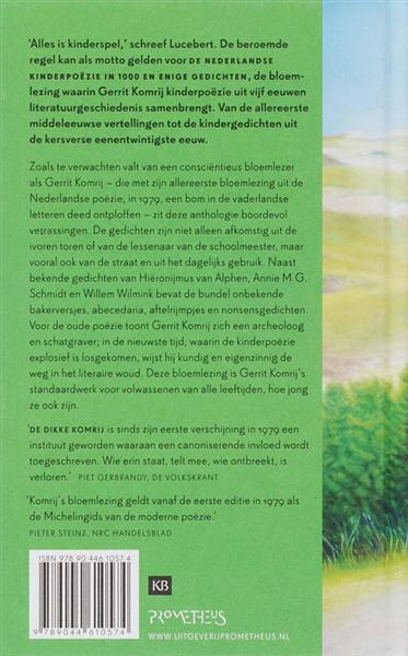 Grote foto de nederlandse kinderpo zie in 1000 en enige gedichten boeken overige boeken
