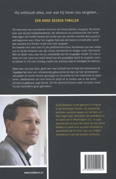 Grote foto de geheugenman 1 boeken thrillers