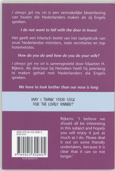 Grote foto i always get my sin boeken overige boeken