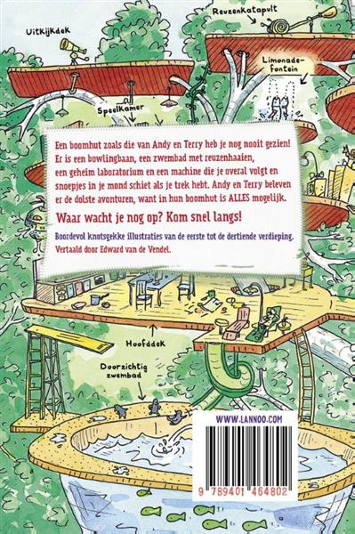 Grote foto de waanzinnige boomhut van 13 verdiepingen boeken jeugd 13 jaar en ouder
