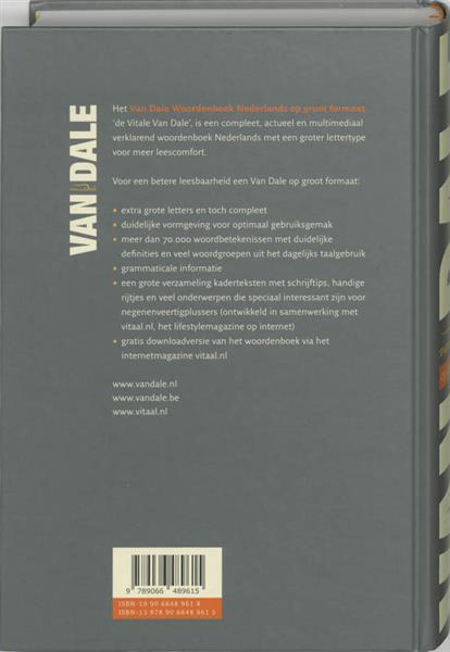 Grote foto van dale woordenboek nederlands op groot formaat boeken woordenboeken