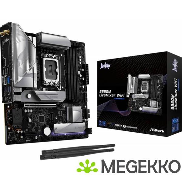 Grote foto asrock b860m livemixer wifi computers en software moederborden