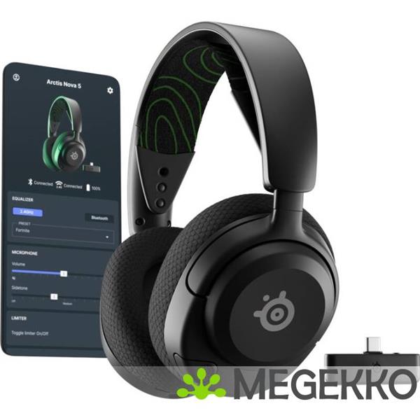 Grote foto steelseries arctis nova 5x draadloos zwart audio tv en foto koptelefoons