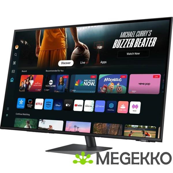 Grote foto samsung smart m7 ls43dm702uuxen 43 4k ultra hd usb c va monitor computers en software overige computers en software