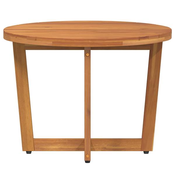 Grote foto vidaxl tuinbijzettafel rond 55x40 cm massief acaciahout tuin en terras tuinmeubelen