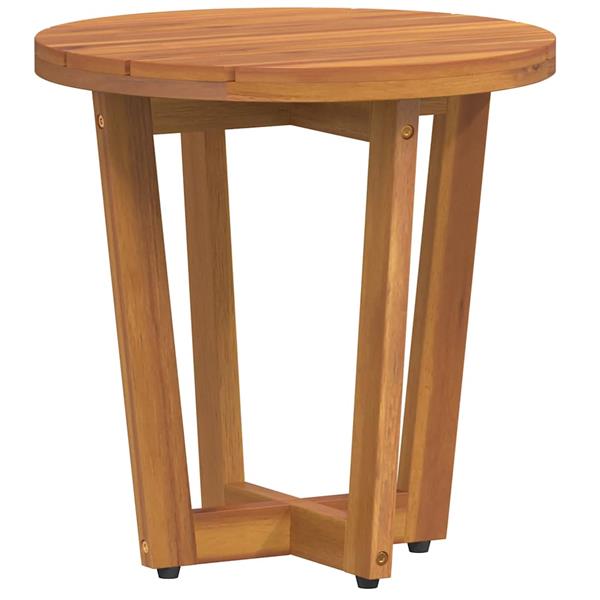 Grote foto vidaxl tuinbijzettafel rond 40x40 cm massief acaciahout tuin en terras tuinmeubelen
