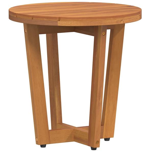 Grote foto vidaxl tuinbijzettafel rond 40x40 cm massief acaciahout tuin en terras tuinmeubelen
