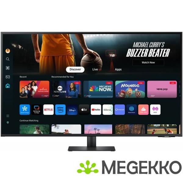 Grote foto samsung smart m7 ls43dm702uuxen 43 4k ultra hd usb c va monitor computers en software overige computers en software