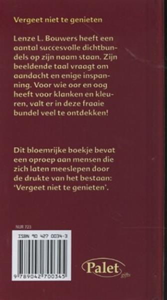 Grote foto vergeet niet te genieten boeken stripboeken