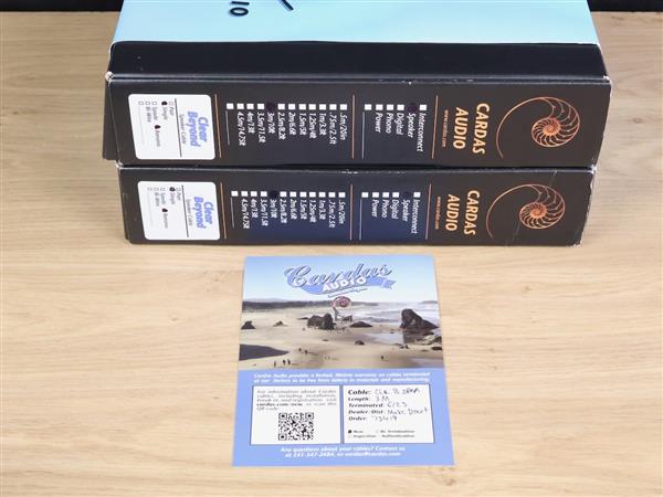 Grote foto cardas audio clear beyond highend audio speaker cables 3 0 metre audio tv en foto onderdelen en accessoires