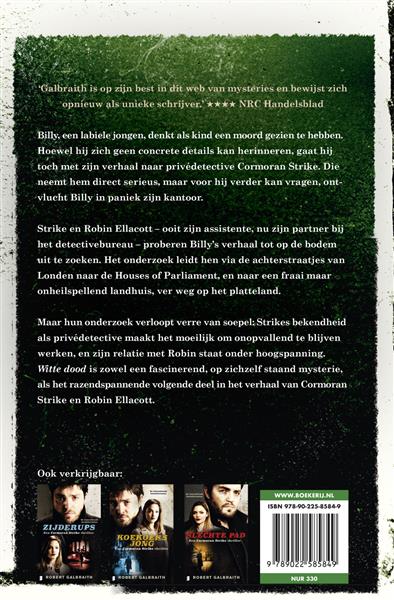 Grote foto witte dood cormoran strike 4 boeken thrillers