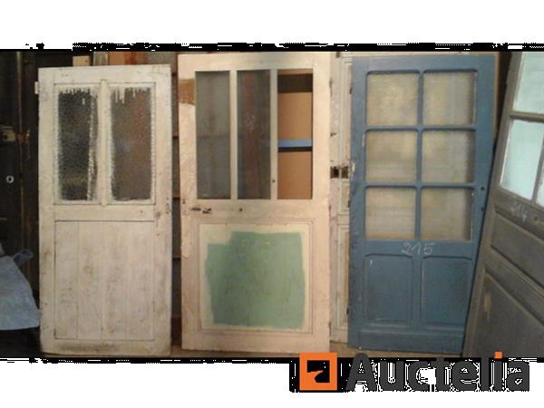 Grote foto liquidatie voorraad oude materialen 7 glas eiken deuren doe het zelf en verbouw onderdelen en accessoires