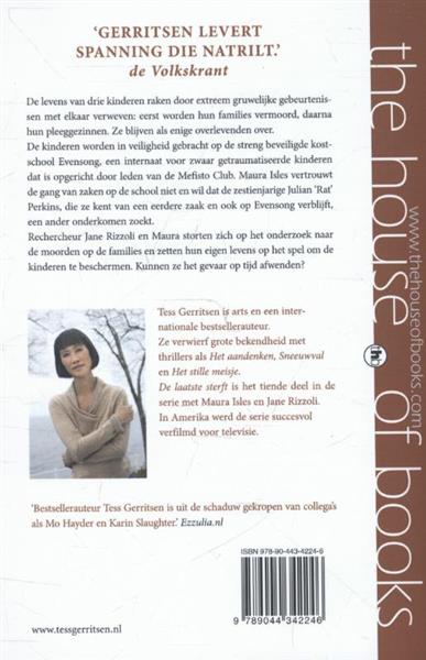 Grote foto de laatste sterft rizzoli isles 10 boeken thrillers