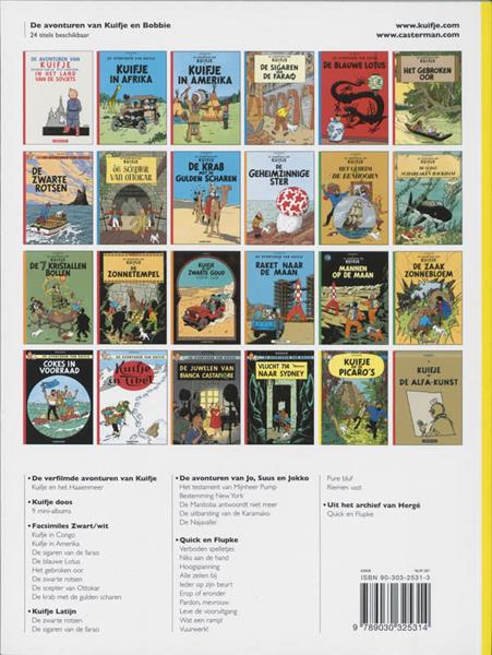 Grote foto kuifje en de picaro kuifje 23 boeken stripboeken