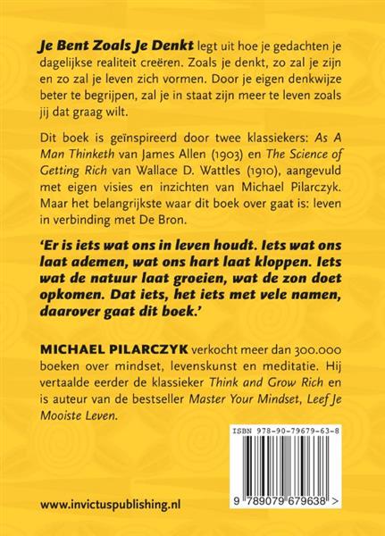 Grote foto je bent zoals je denkt boeken psychologie