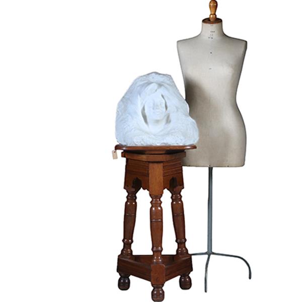 Grote foto robuuste pi destal of atelier bok ca 1890 voor presentatie van kunstwerk ca 1900 no.301622 antiek en kunst stoelen en banken